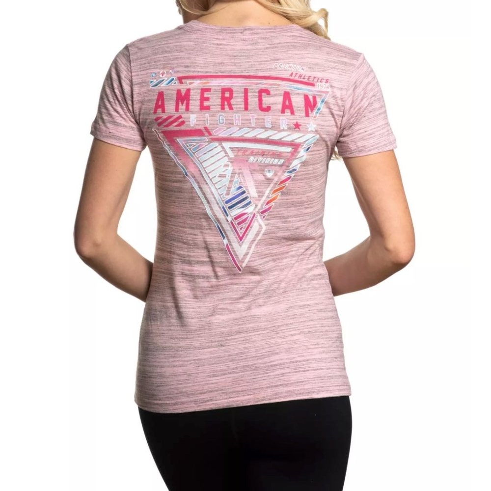AMERICAN FIGHTER Women's T-Shirt S/S CARMOCHAEL - Picture 2 of 12